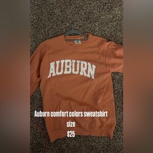 Auburn comfort colors sweatshirt size small